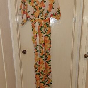 Asos Floral Print Jumpsuit